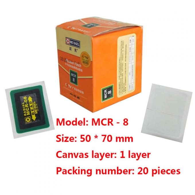 মিশেল 50×70mm রিইনফোর্সড কোল্ড টায়ার প্যাচ রাবার ISO9001 0