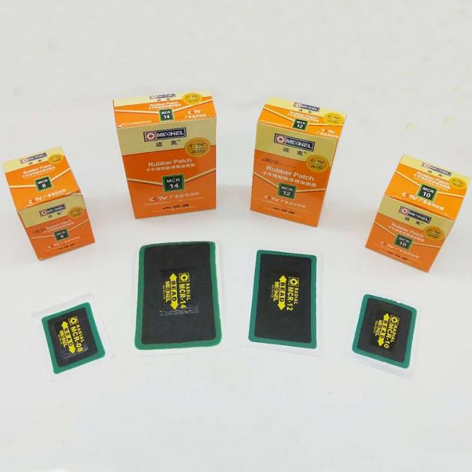 মিশেল 50×70mm রিইনফোর্সড কোল্ড টায়ার প্যাচ রাবার ISO9001 4