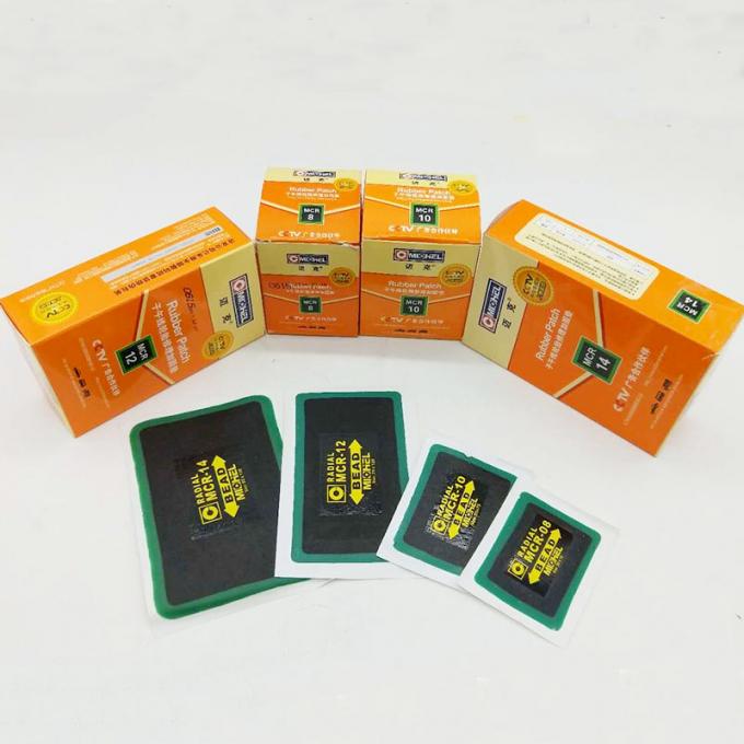 মিশেল 50×70mm রিইনফোর্সড কোল্ড টায়ার প্যাচ রাবার ISO9001 2