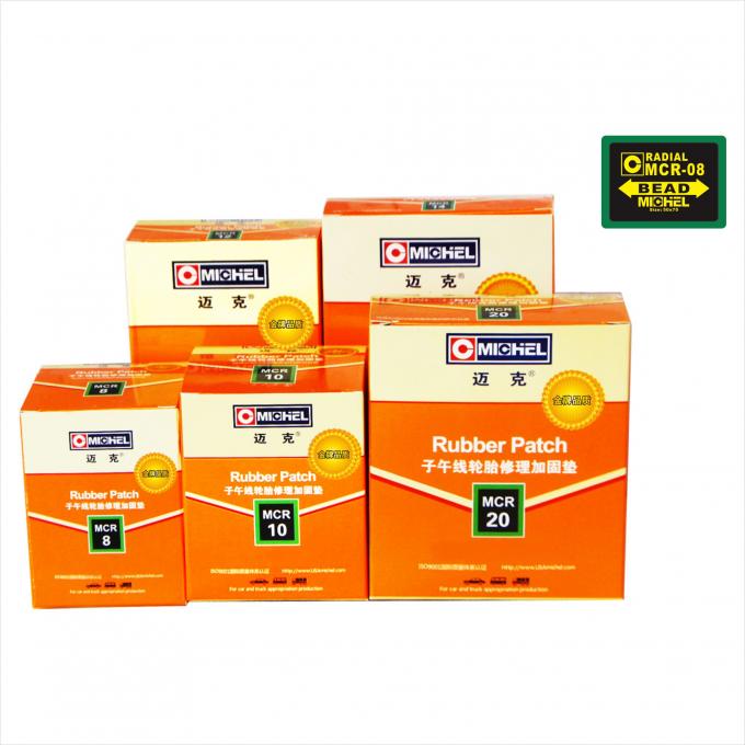 মিশেল 50×70mm রিইনফোর্সড কোল্ড টায়ার প্যাচ রাবার ISO9001 5