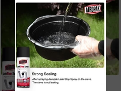 কালো ফুটো তরল সিলার এয়ারোসোল স্প্রে পেইন্ট সিল্যান্ট লেপ 400 মিলি ভরা