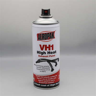 650C High Heat Header Spray Paint , Black Coating Paint For Exhaust System