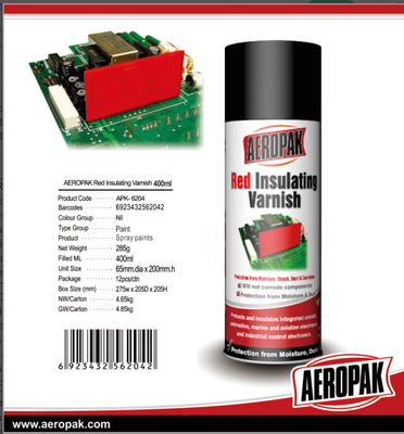 Heat Resistant Up To 130C Paint Red Insulating Varnish For Electric Motors