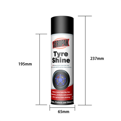 500ml Car Care Products Wet Look Finish Untouchable Tyre Shine Spray
