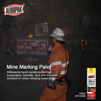 High Visibility Underground Mine Marking Paint with 350g Weight and 3 Years Shelf Life