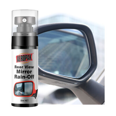Aeropak 50ml Bottle Spray Easy-to-Apply Long-Last Rear View Mirror Rain-Off Waterproofing Extended-Duration Car Care Product