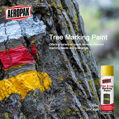 Professional Tree Marking Paint AEROPAK for Forestry Logs and Lumber Fade Resistant Long Lasting Environmentally friendly