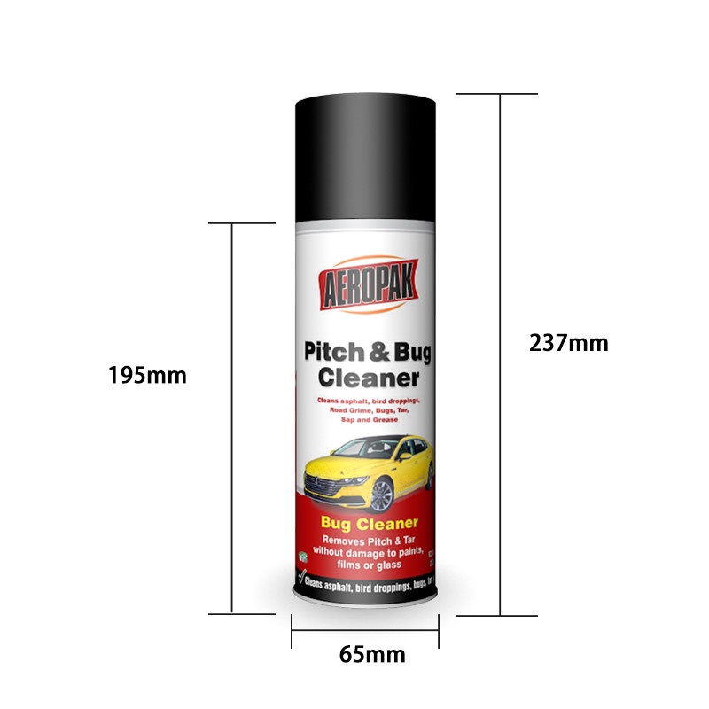Auto Pitch And Resin Cleaner Aerosol Cleaning Spray for remove bug
