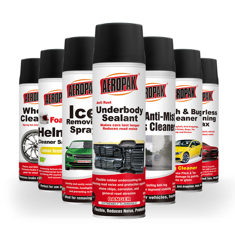 Aeropak Antifreeze Coolant Car Spray Tire Sealer Brake Carburetor Wax Air Conditioner Foam Cleaner Biodegradable Aerosol