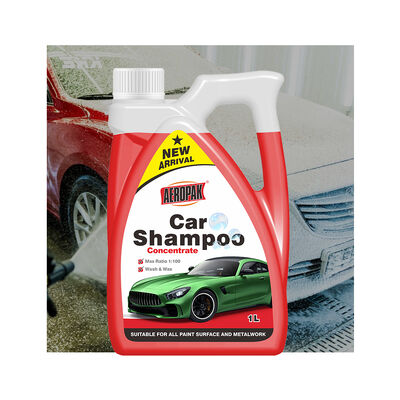 Aeropak 1000ml লেবু সুগন্ধযুক্ত উচ্চ-ফোঁড়া গাড়ী শ্যাম্পু প্লাস্টিকের বোতল যানবাহন ওয়াশ ক্লিনার