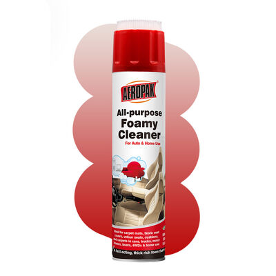 AEROPAK ইউনিভার্সাল অটো শ্যাম্পু লিমোন সুগন্ধি 650ml গাড়ির অভ্যন্তর এবং ঘর পরিষ্কারের জন্য