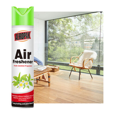 Aeropak 330ml অ্যারোসোল জাসমিন স্ফটিক ব্যবহার কার্যকর গন্ধ নির্মূলকারী দীর্ঘস্থায়ী পরিবেশ বান্ধব পোষা প্রাণী-নিরাপদ শিশু-নিরাপদ এয়ার ফ্রেশনার