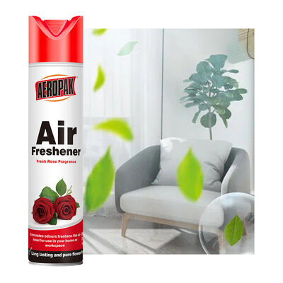 Aeropak 330ml পরিবেশ বান্ধব এয়ারোসোল গোলাপী সুগন্ধি এয়ার ফ্রেশনার স্প্রে হোম এবং গাড়ির অভ্যন্তরীণ ব্যবহারের জন্য দীর্ঘস্থায়ী